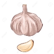 Garlic In Flat Cartoon Style. Isolated Object. Vegetable From.. Royalty  Free Cliparts, Vectors, And Stock Illustration. Image 87205133.